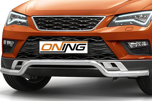 Frontbügel für Seat Ateca 2016-2020 60mm breit Frontschutzbügel Gutachten