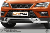 Frontbügel für Seat Ateca 2016-2020 60mm breit Frontschutzbügel Gutachten
