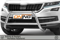 Frontbügel mit Querstreben für Skoda Kodiaq 2016-2021 60mm Frontschutzbügel