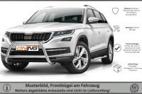 Frontbügel mit Querstreben für Skoda Kodiaq 2016-2021 60mm Frontschutzbügel