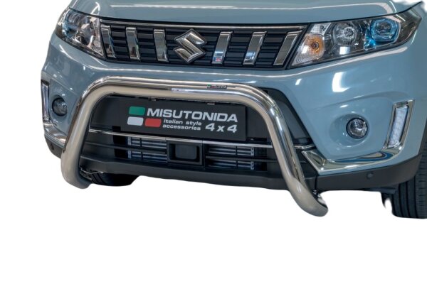 Frontbügel für Suzuki Vitara Facelift 76mm mit Gutachten Frontschutzbügel V2A