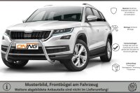 Frontbügel für Skoda Kodiaq 2016-2021 60mm Frontschutzbügel Edelstahl Gutachten