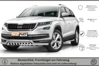 Frontbügel mit Unterfahrschutz für Skoda Kodiaq 2016-2021 60mm breit Edelstahl Gutachten