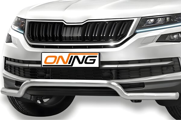 Frontbügel für Skoda Kodiaq 2016-2021 60mm breit Frontschutzbügel Gutachten