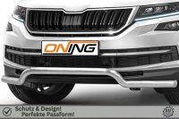 Frontbügel für Skoda Kodiaq 2016-2021 60mm breit Frontschutzbügel Gutachten