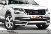 Frontbügel für Skoda Kodiaq 2016-2021 60mm breit Frontschutzbügel Gutachten