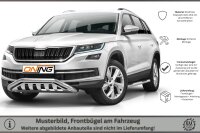 Frontbügel schmaler mit Unterfahrschutz für Skoda Kodiaq 2016-2021 60mm Gutachten