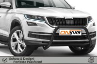 Frontbügel für Skoda Kodiaq 2016-2021 SCHWARZ 60mm Gutachten