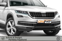 Frontbügel für Skoda Kodiaq 2016-2021 SCHWARZ 60mm breit Frontschutzbügel