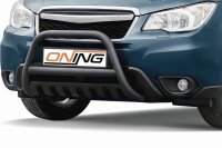 Frontbügel mit Unterfahrschutz für Subaru Forester SJ 2013-2019 SCHWARZ 70mm Gutachten