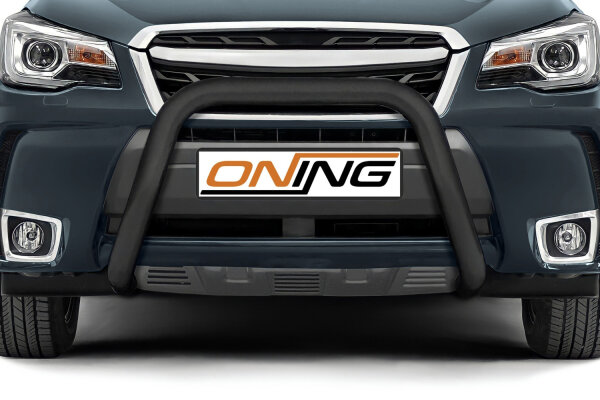 Frontbügel für Subaru Forester SJ 2013-2019 SCHWARZ 70mm Frontschutzbügel Gutachten