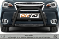 Frontbügel für Subaru Forester SJ 2013-2019 SCHWARZ 70mm Frontschutzbügel Gutachten