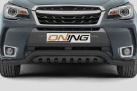 Frontbügel mit Unterfahrschutz für Subaru Forester SJ 2013-2019 SCHWARZ 70mm breit Gutachten
