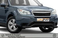Frontbügel für Subaru Forester SJ 2013-2019 SCHWARZ 70mm breit Frontschutzbügel Gutachten