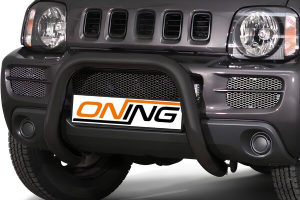 Frontbügel für Suzuki Jimny FJ 2005-2012 SCHWARZ 70mm Frontschutzbügel Bullbal Gutachten
