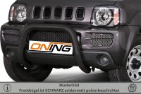 Frontbügel für Suzuki Jimny FJ 2005-2012 SCHWARZ 70mm Frontschutzbügel Bullbal Gutachten