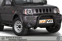 Frontbügel für Suzuki Jimny FJ 2005-2012 SCHWARZ 70mm Frontschutzbügel Bullbal Gutachten