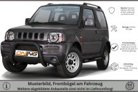 Frontbügel für Suzuki Jimny FJ 2005-2012 SCHWARZ 70mm Frontschutzbügel Bullbal Gutachten