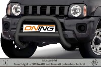 Frontbügel mit Querstreben für Suzuki Jimny FJ 2012-2018 SCHWARZ 70mm Edelstahl Gutachten