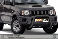 Frontbügel für Suzuki Jimny FJ 2012-2018 SCHWARZ 70mm Frontschutzbügel Bullbar Gutachten