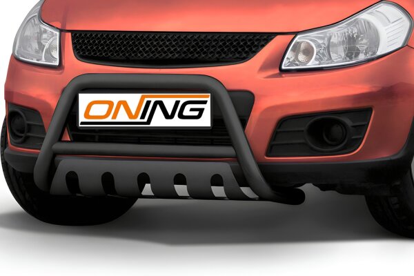 Frontbügel mit Unterfahrschutz für Suzuki SX4 2006-2013 SCHWARZ 60mm Gutachten