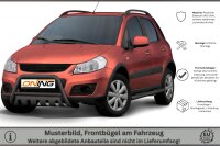 Frontbügel mit Unterfahrschutz für Suzuki SX4 2006-2013 SCHWARZ 60mm Gutachten