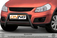 Frontbügel mit Querstreben für Suzuki SX4 2006-2013 SCHWARZ 60mm Gutachten