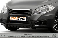 Frontbügel mit Unterfahrschutz für Suzuki SX4 S-Cross 2013-2016 SCHWARZ 60mm Gutachten