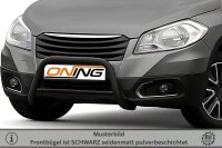 Frontbügel mit Querstreben für Suzuki SX4 S-Cross 2013-2016 SCHWARZ 60mm Gutachten