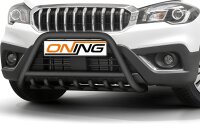 Frontbügel mit Unterbodenschutz für Suzuki SX4 S-Cross 2016-2021 SCHWARZ 60mm Gutachten