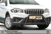 Frontbügel für Suzuki SX4 S-Cross 2016-2021 SCHWARZ 60mm Frontschutzbügel Gutachten
