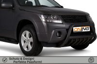 Frontbügel Unterbodenschutz für Suzuki Grand Vitara JT 2006-2012 SCHWARZ 60mm