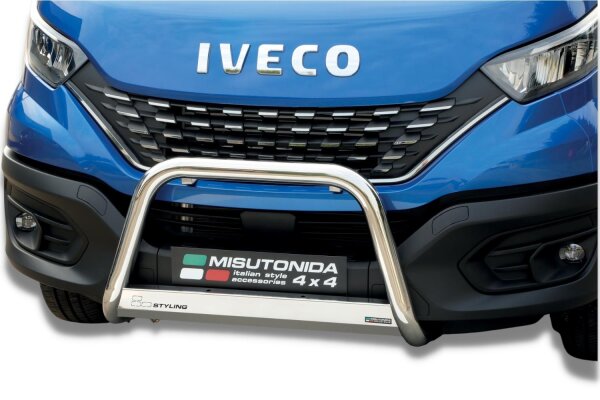 Frontbügel für Iveco Daily VII 7 ab Bj. 2019- 63mm Edelstahl mit Gutachten