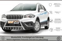 Frontbügel mit Unterbodenschutz für Suzuki SX4 S-Cross 2016-2021 60mm Edelstahl Gutachten
