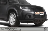 Frontbügel Unterfahrschutz für Suzuki Grand Vitara JT 06-12 SCHWARZ 60mm breit