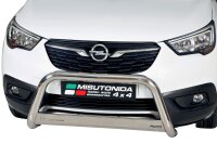 Frontbügel für Opel Crossland X P17 63mm mit Gutachten Edelstahl