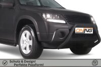 Frontbügel für Suzuki Grand Vitara JT 2006-2012 SCHWARZ 60mm Edelstahl Gutachten
