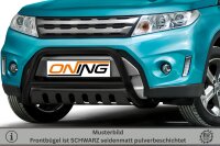 Frontbügel mit Unterfahrschutz für Suzuki Vitara LY 2015-2018 SCHWARZ 60mm Gutachten