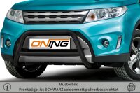 Frontbügel mit Querstreben für Suzuki Vitara LY 2015-2018 SCHWARZ 60mm Edelstahl Gutachten