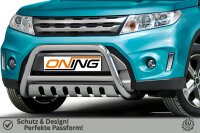 Frontbügel mit Unterfahrschutz für Suzuki Vitara LY 2015-2018 60mm Frontschutzbügel Gutachten