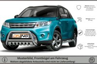 Frontbügel mit Unterfahrschutz für Suzuki Vitara LY 2015-2018 60mm Frontschutzbügel Gutachten