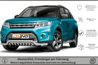 Frontbügel mit Unterfahrschutz für Suzuki Vitara LY 2015-2018 60mm breit Edelstahl Gutachten