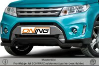Frontbügel für Suzuki Vitara LY 2015-2018 SCHWARZ 60mm breit Frontschutzbügel Gutachten
