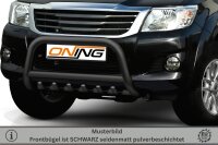 Frontbügel Unterbodenschutz für Toyota Hilux VII N25 2005-2015 SCHWARZ 70mm Gutachten