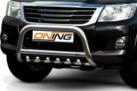 Frontbügel mit Unterbodenschutz für Toyota Hilux VII N25 2005-2015 70mm Gutachten