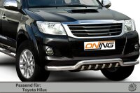 Frontbügel Unterbodenschutz für Toyota Hilux VII N25 2005-2015 70mm breit Gutachten