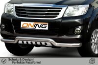 Frontbügel mit Unterfahrschutz für Toyota Hilux VII N25 2005-2015 70mm breit Gutachten