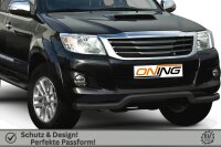 Frontbügel für Toyota Hilux VII N25 2005-2015 SCHWARZ 70mm breit Gutachten