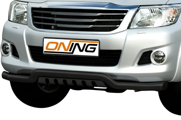 Frontbügel Unterfahrschutz für Toyota Hilux VII N25 05-15 SCHWARZ 70mm breit Gutachten
