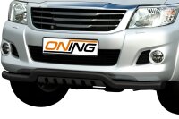 Frontbügel Unterfahrschutz für Toyota Hilux VII N25 05-15 SCHWARZ 70mm breit Gutachten